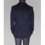 Manteau cachemire sur mesure homme Bleu