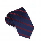 Thin Striped Blue Tie