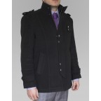 Manteau Cachemire Noir homme